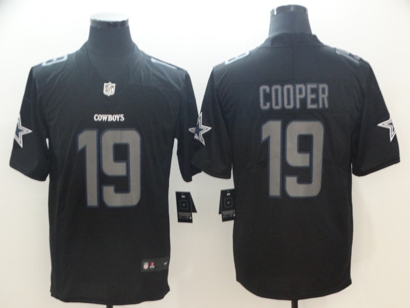 Men's Dallas Cowboys Amari Cooper #19 Black Alternate Jersey